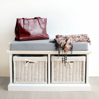 Dublin upholstered storage online bench august grove